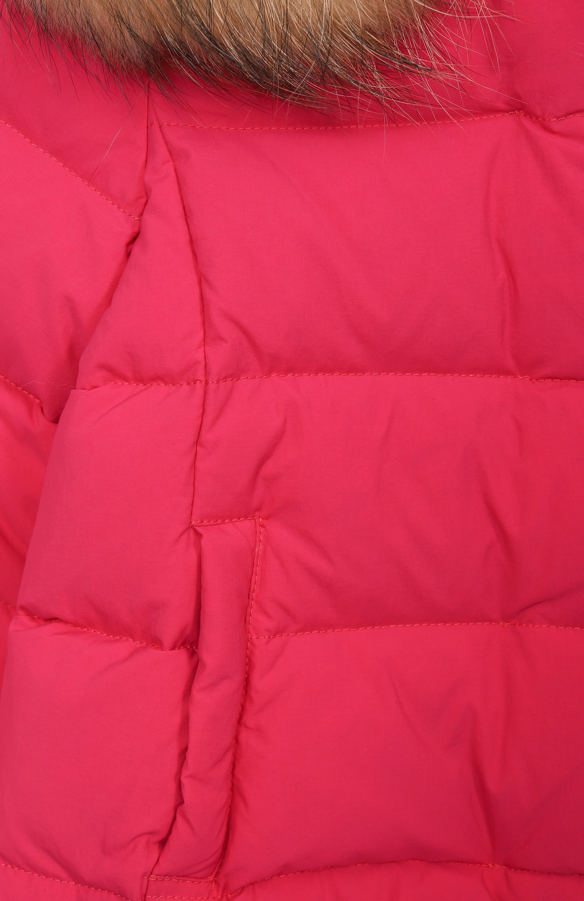 Пуховик с отделкой из енота IL GUFO, арт. A25GGM0007N0108/10-14, фото 3