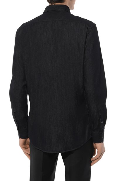 Хлопковая рубашка ZEGNA, арт. UCX12A6/SRF6, фото 4