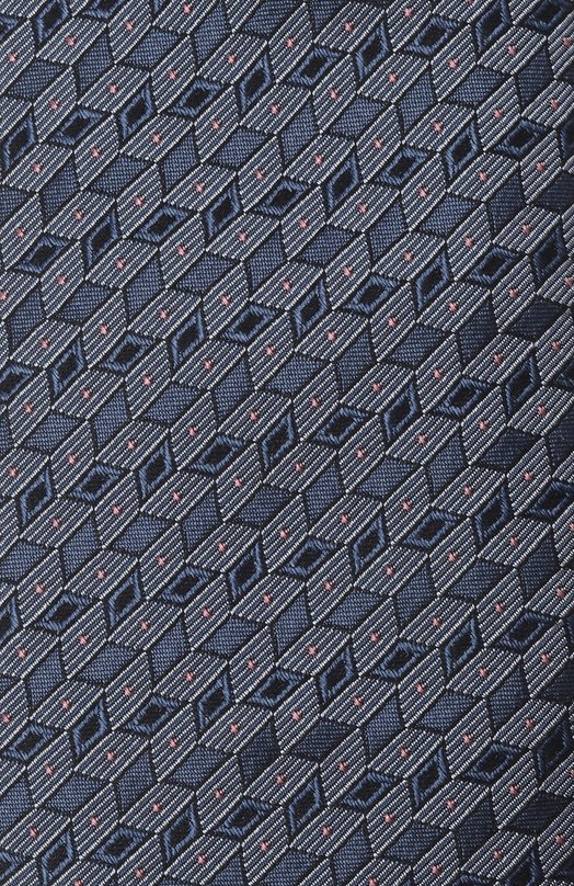 Шелковый галстук Zilli CRAV02M0600VNJQC0 Синий  CRAV02M0600VNJQC0 Фото 4