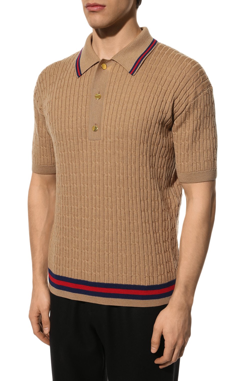 Шерстяное поло GUCCI, арт. 673659/XKB2Z, фото 3