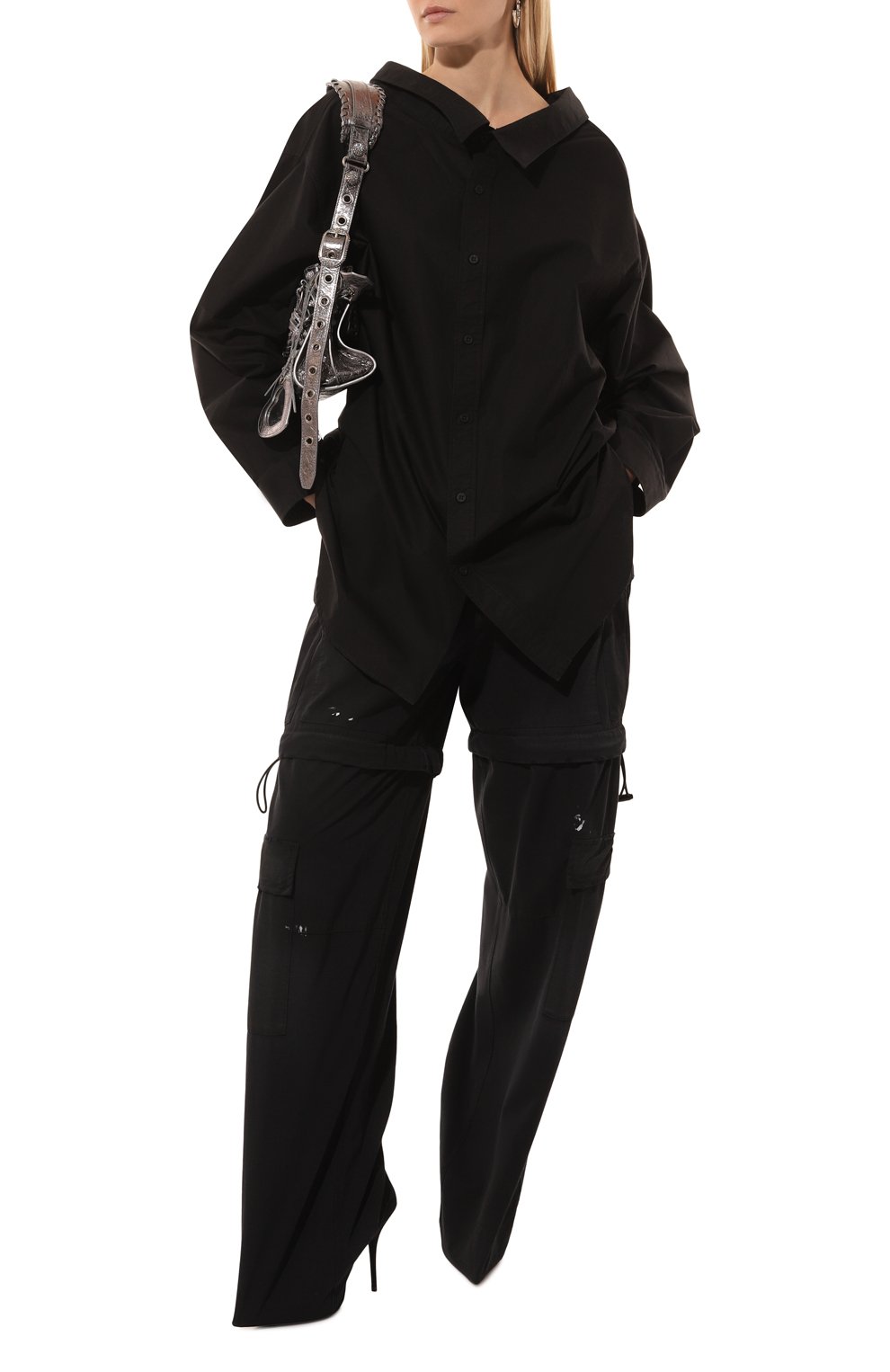 Хлопковая рубашка BALENCIAGA, арт. 809072/TNM60, фото 2