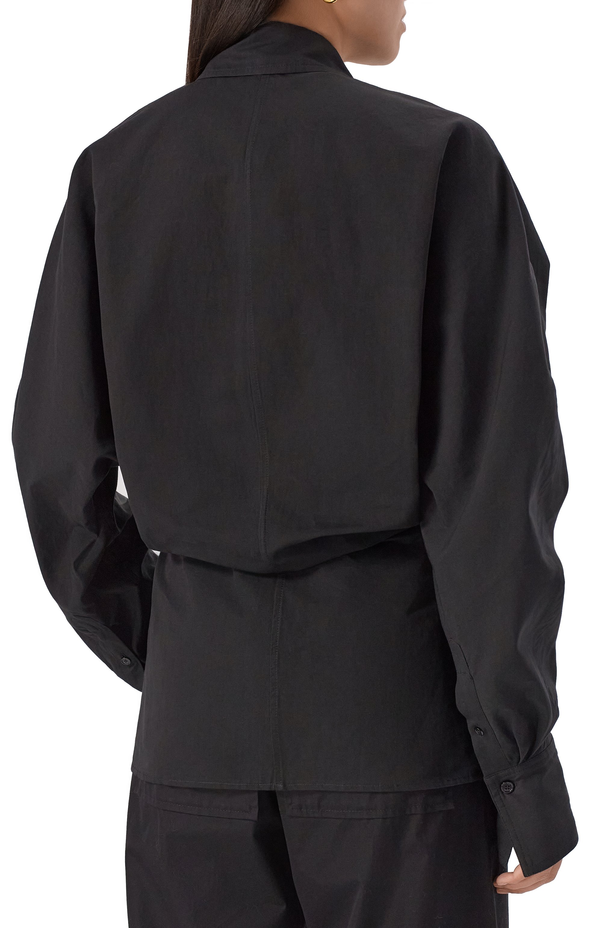 Рубашка из хлопка и льна TOTEME, арт. 253-WRT0543-FB0425, фото 4