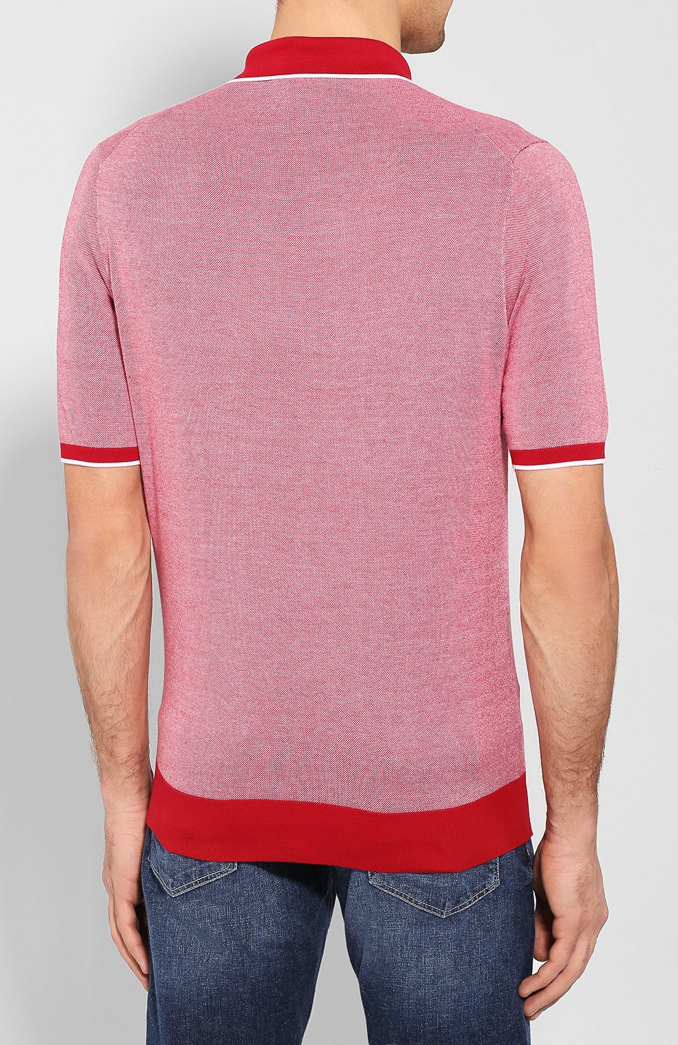 Поло из смеси хлопка и кашемира FIORONI, арт. MK20608C2, фото 4