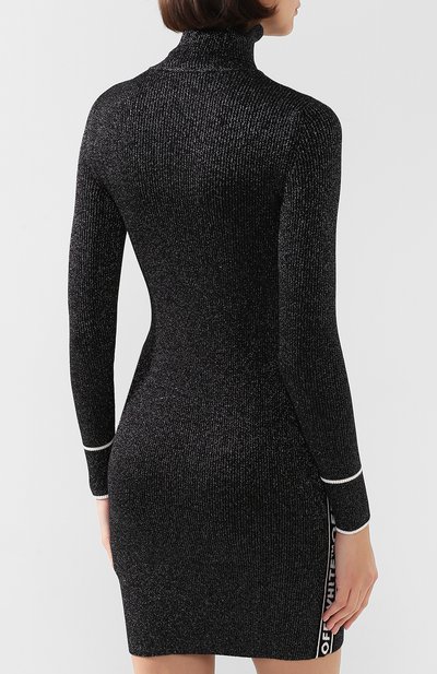 Платье OFF-WHITE черного цвета по цене 67950 руб., арт. 0WHI016E19E780779100, фото 4 Платье OFF-WHITE, арт. 0WHI016E19E780779100, фото 4