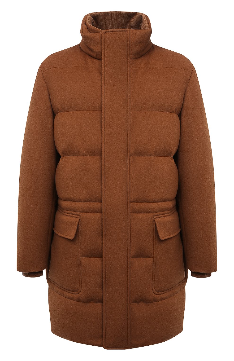 Пуховик из шерсти викуньи LORO PIANA коричневого цвета по цене 2510000 руб., арт. FAL8308/VVIC, фото 1 Пуховик из шерсти викуньи LORO PIANA, арт. FAL8308/VVIC, фото 1