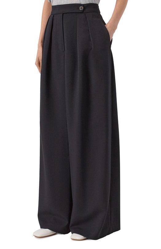 Шерстяные брюки Dries Van Noten 010903/3249 Чёрный  010903/3249 Фото 3