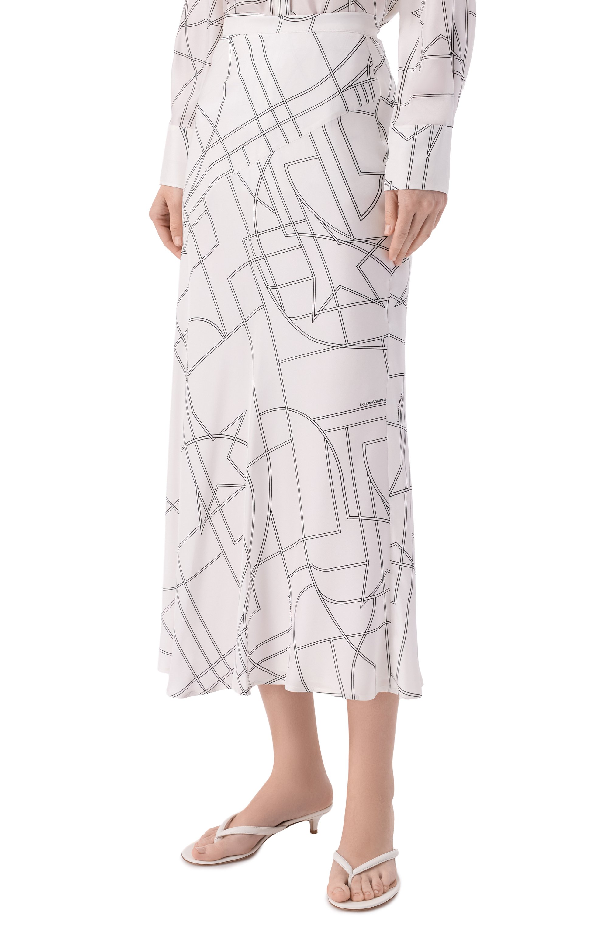 Шелковая юбка LORENA ANTONIAZZI, арт. E2649G011A/5300, фото 3