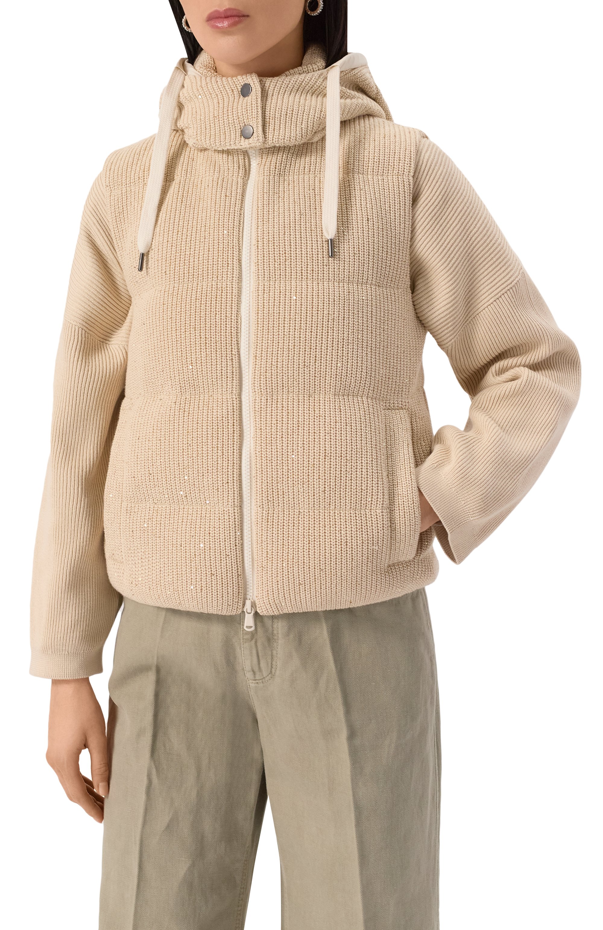 Пуховый жилет BRUNELLO CUCINELLI, арт. M0DVT2142, фото 3