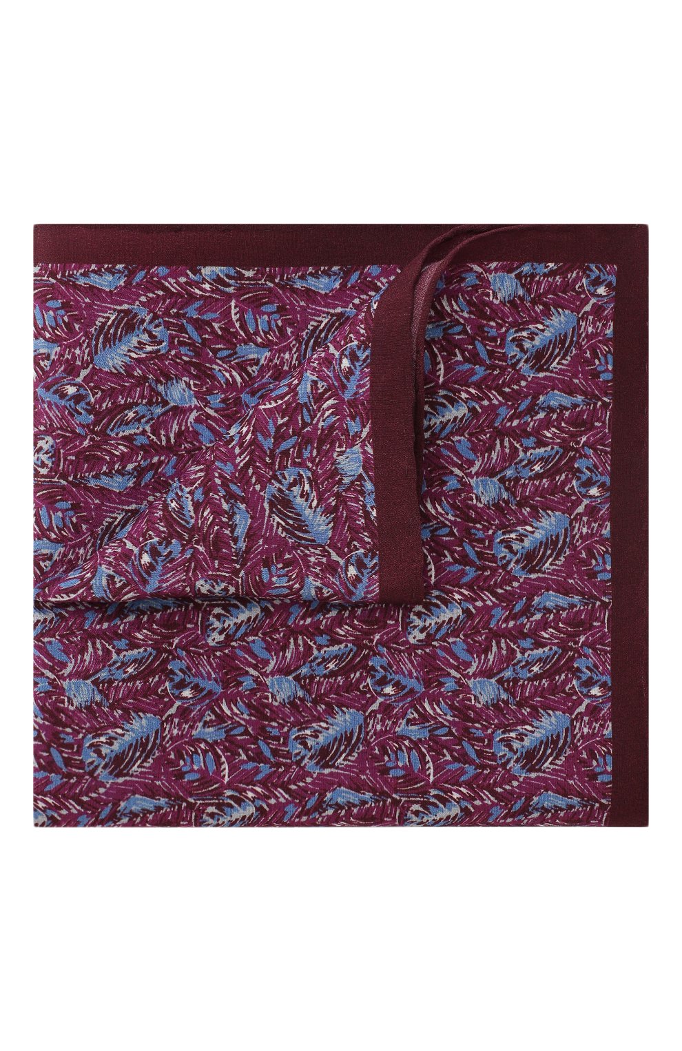 Шелковый носовой платок LANVIN бордового цвета по цене 8395 руб., арт. 2406/HANDKERCHIEF, фото 1 Шелковый носовой платок LANVIN, арт. 2406/HANDKERCHIEF, фото 1
