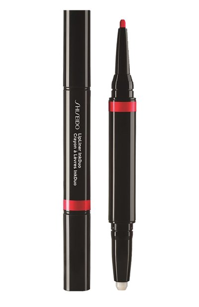 Женский дуэт для губ lipliner ink: праймер + карандаш, 08 true red SHISEIDO, арт. 16422SH