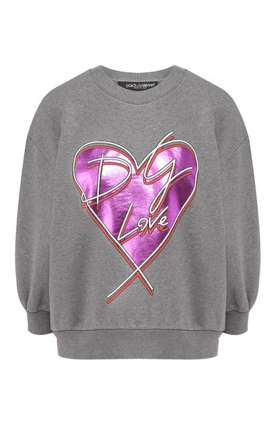 Женский хлопковый свитшот DOLCE & GABBANA, арт. F9962T/G7RGZ