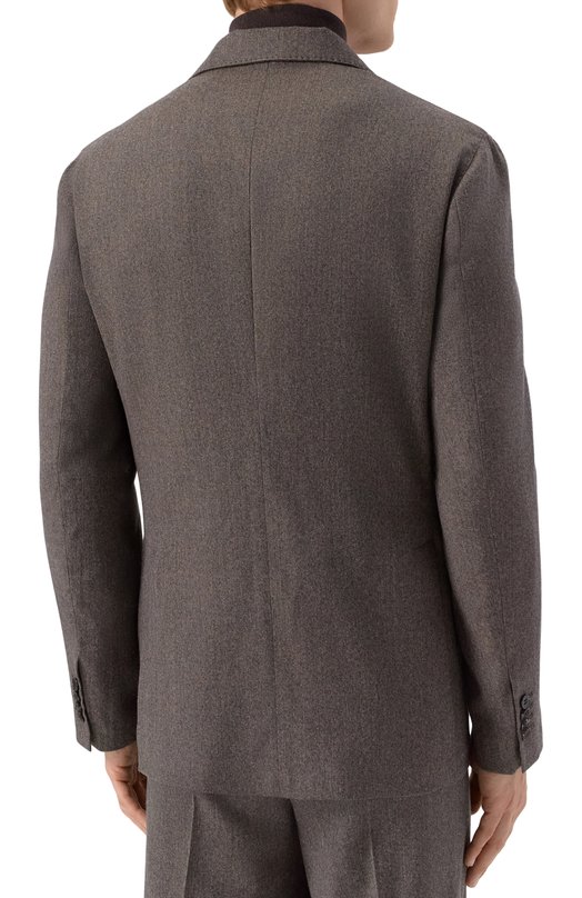 Шерстяной костюм Andrea Campagna GREC0C0LFS/400129B Коричневый  GREC0C0LFS/400129B Фото 3