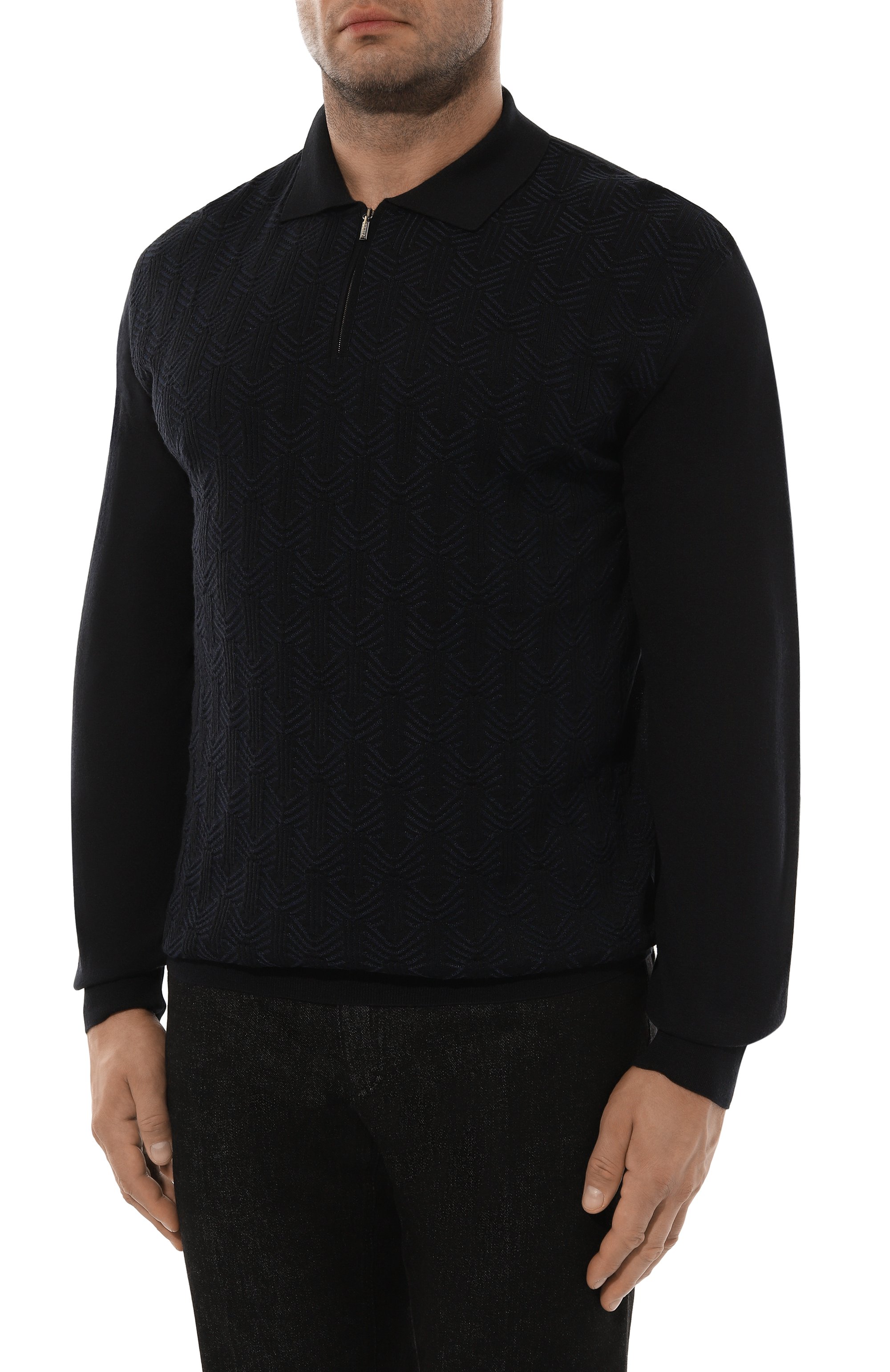 Поло из кашемира и шелка ZILLI, арт. KZP001M0330VSPK00/62, фото 3