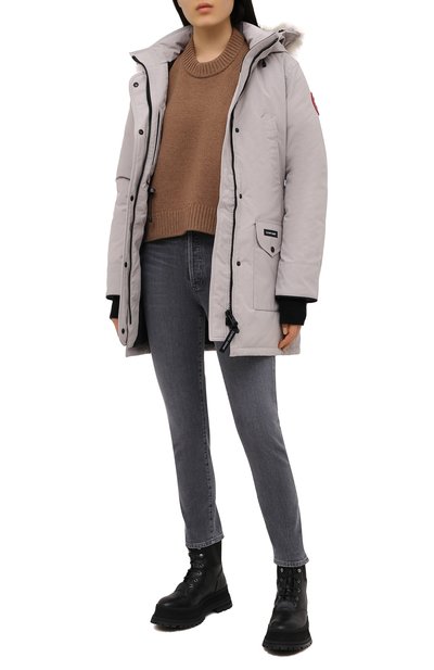 Пуховая парка trillium CANADA GOOSE светло-серого цвета по цене 127500 руб., арт. 6660L, фото 2 Пуховая парка trillium CANADA GOOSE, арт. 6660L, фото 2