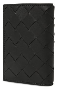 Мужской кожаный футляр для кредитных карт BOTTEGA VENETA черного цвета, арт. 749417/VCPQ4 | Фото 2 (Нос: Не проставлено; Материал: Натуральная кожа)