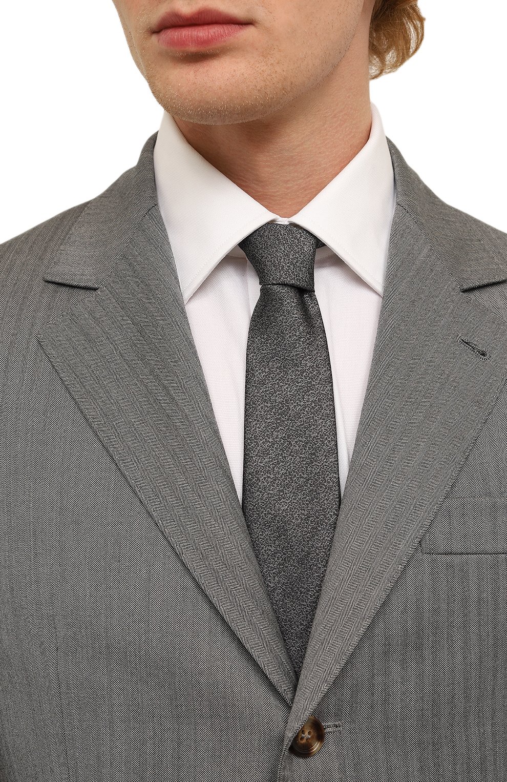 Шелковый галстук CANALI, арт. 18/HJ03768, фото 2