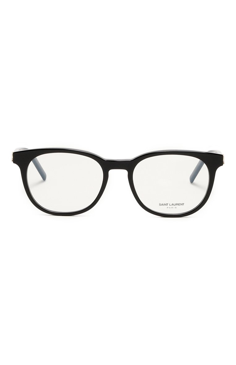 Женские оправа SAINT LAURENT черного цвета, арт. SL M111 001 | Фото 4 (Региональные ограничения белый список (Axapta Mercury): Не проставлено; Нос: Не проставлено; Тип очков: Оправа; Материал: Пластик; Кросс-КТ: С/з-унисекс; Очки форма: Квадратные; Оптика Гендер: оптика-унисекс)