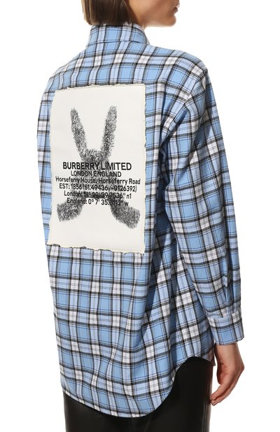 Х лопковая рубашка BURBERRY, арт. 8048898, фото 4