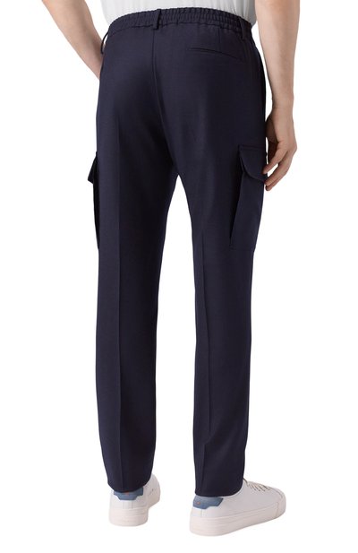 Шерстяные брюки-карго ANDREA CAMPAGNA, арт. SPIAGGIA 1P CARG0/AN1514, фото 4