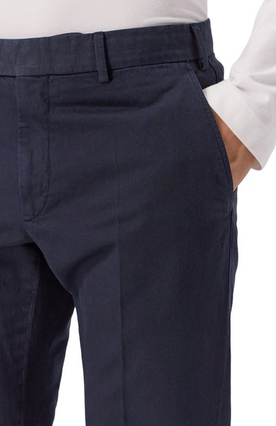 Бр�юки из хлопка и льна ZEGNA, арт. TR10/UBI37A5, фото 5