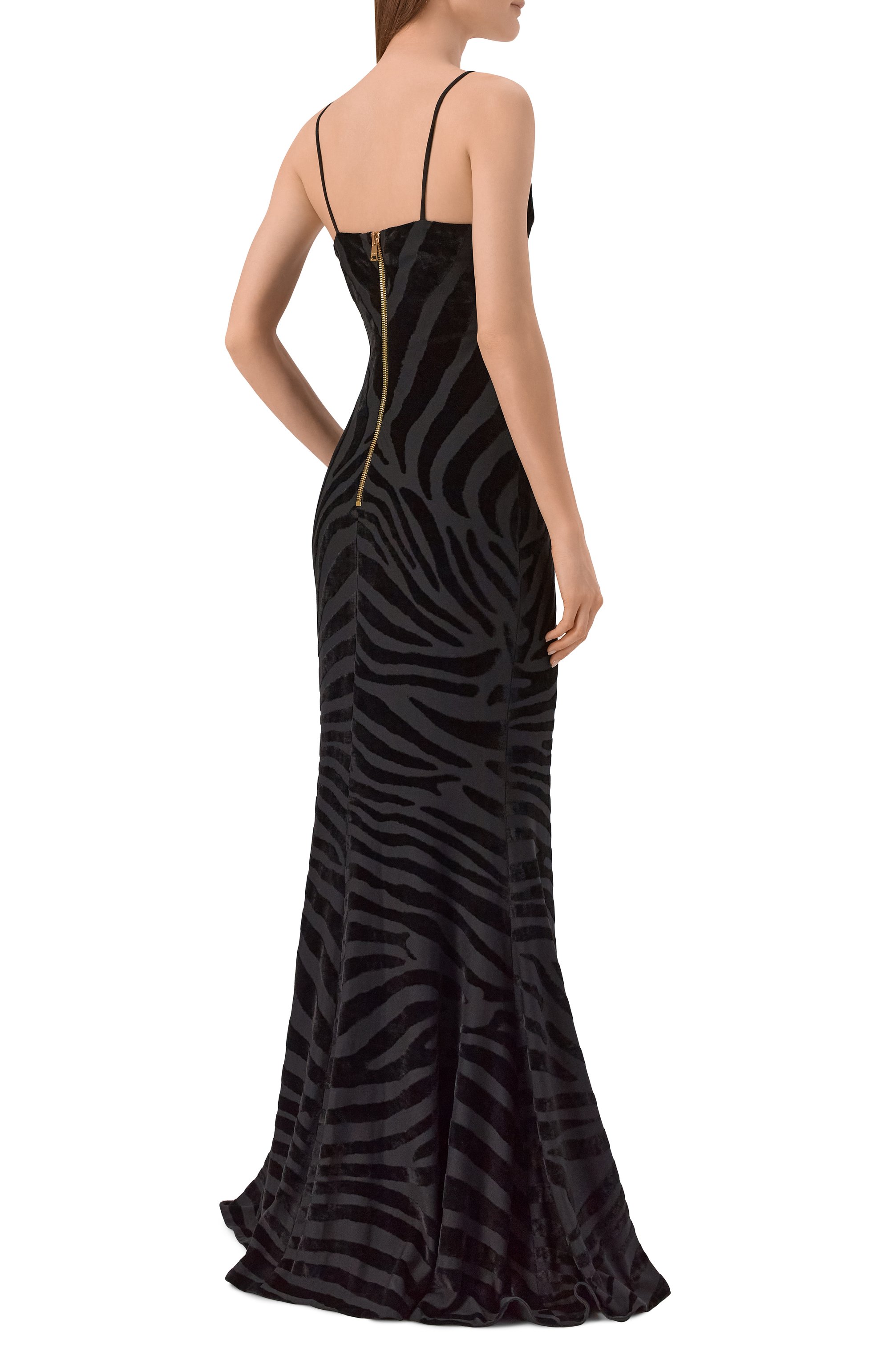Платье из вискозы BALMAIN, арт. FF0RN300/JL11, фото 3