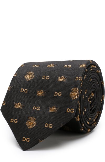 Мужской шелковый галстук DOLCE & GABBANA, арт. GT149E/G0JFV