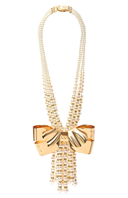 Колье Trop Chou Valentino 8W2J0BK4/NBS Кремовый 8W2J0BK4/NBS