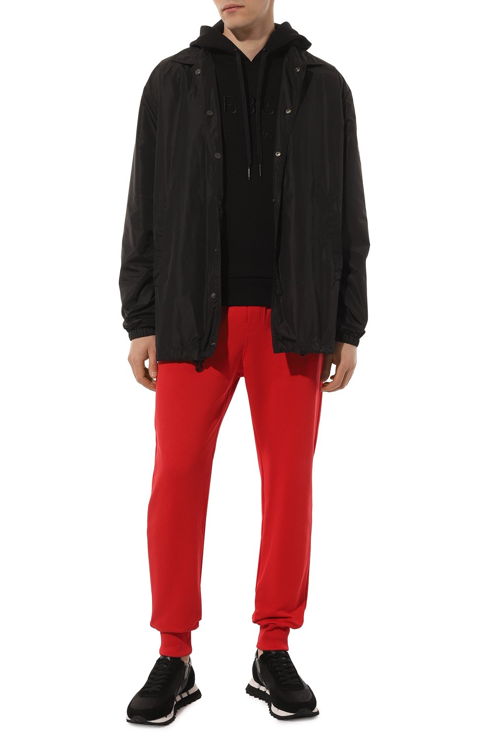 Хлопковые джоггеры DOLCE & GABBANA, арт. GVXEHZ/FU7DU, фото 2