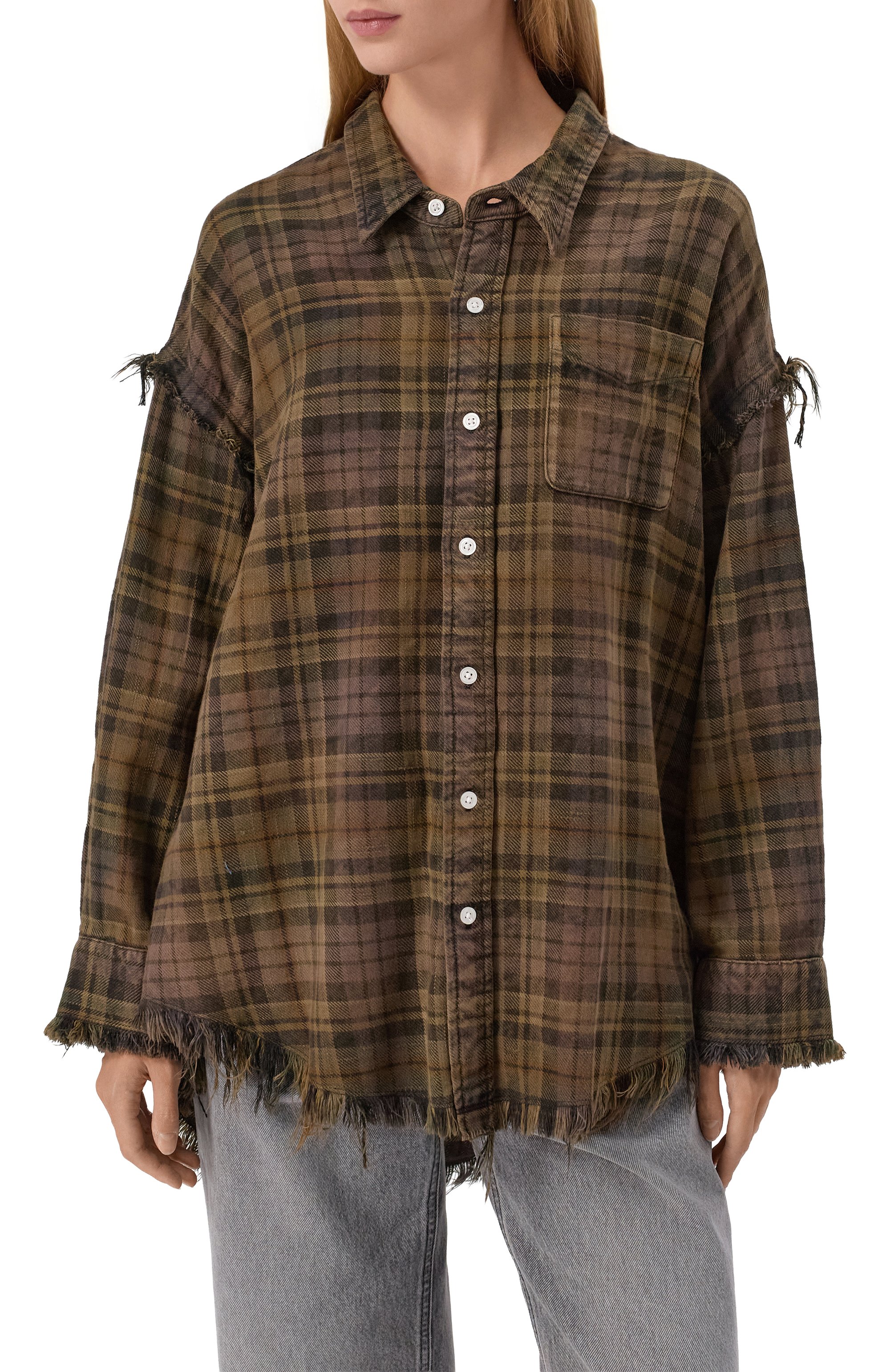 Хлопковая рубашка R13, арт. R13WR075-R607B, фото 3