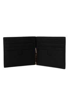 Мужской кожаный зажим для купюр TOM FORD черного цвета, арт. Y0231T/LCL158 | Фото 3 (Материал сплава: Проставлено; Материал: Натуральная кожа; Нос: Не проставлено)