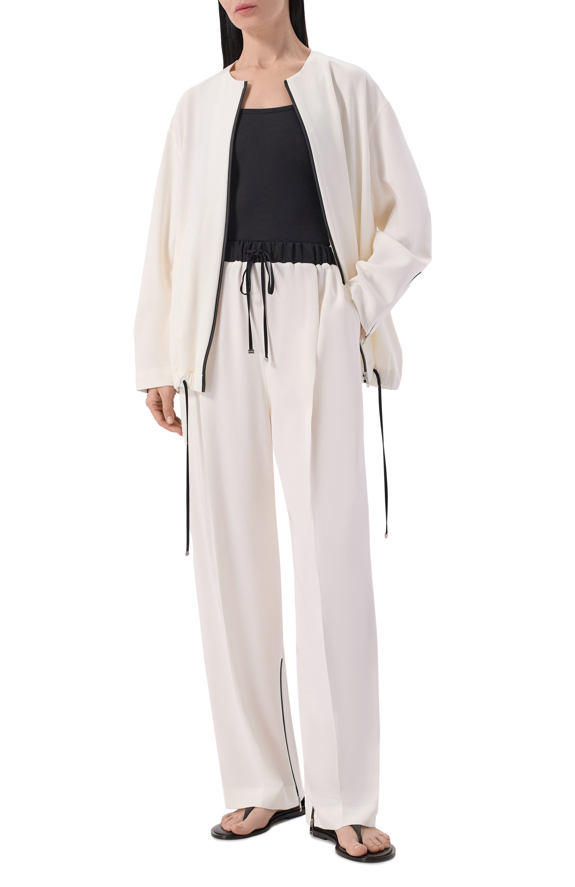 Шелковые брюки KITON, арт. D61105K0942H, фото 2