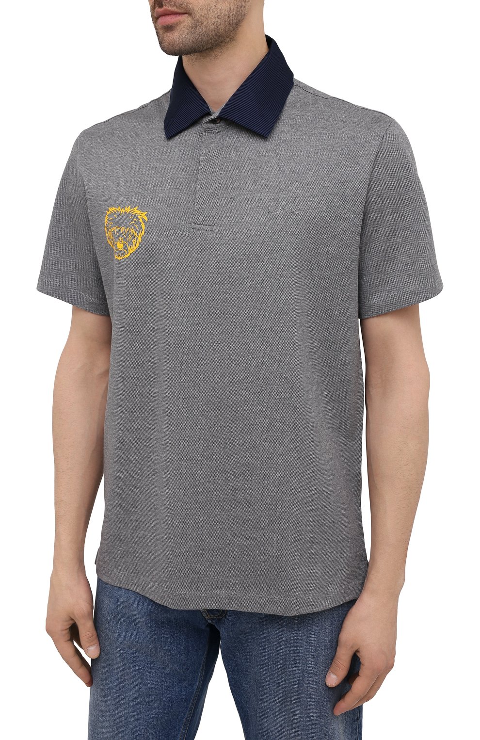 Хлопковое поло lanvin x gallery dept LANVIN, арт. RM-PL0002-J085-E21, фото 3