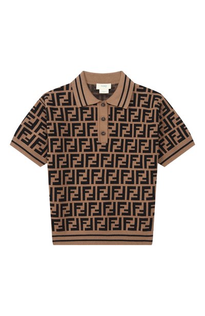 Поло из вискозы FENDI, арт. JMG094/AEYD