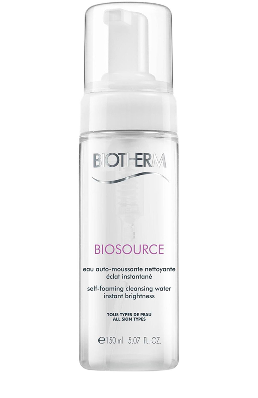 Очищающая пенящаяся вода biosource (150ml) BIOTHERM, арт. 3605540730324, фото 1