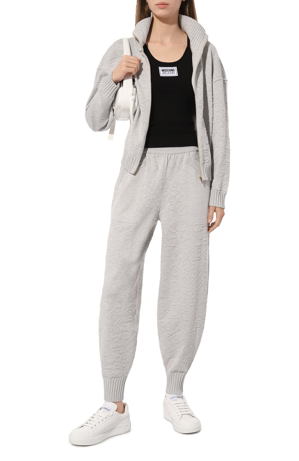 Майка из вискозы M05CH1NO JEANS, арт. A0809/3259, фото 2