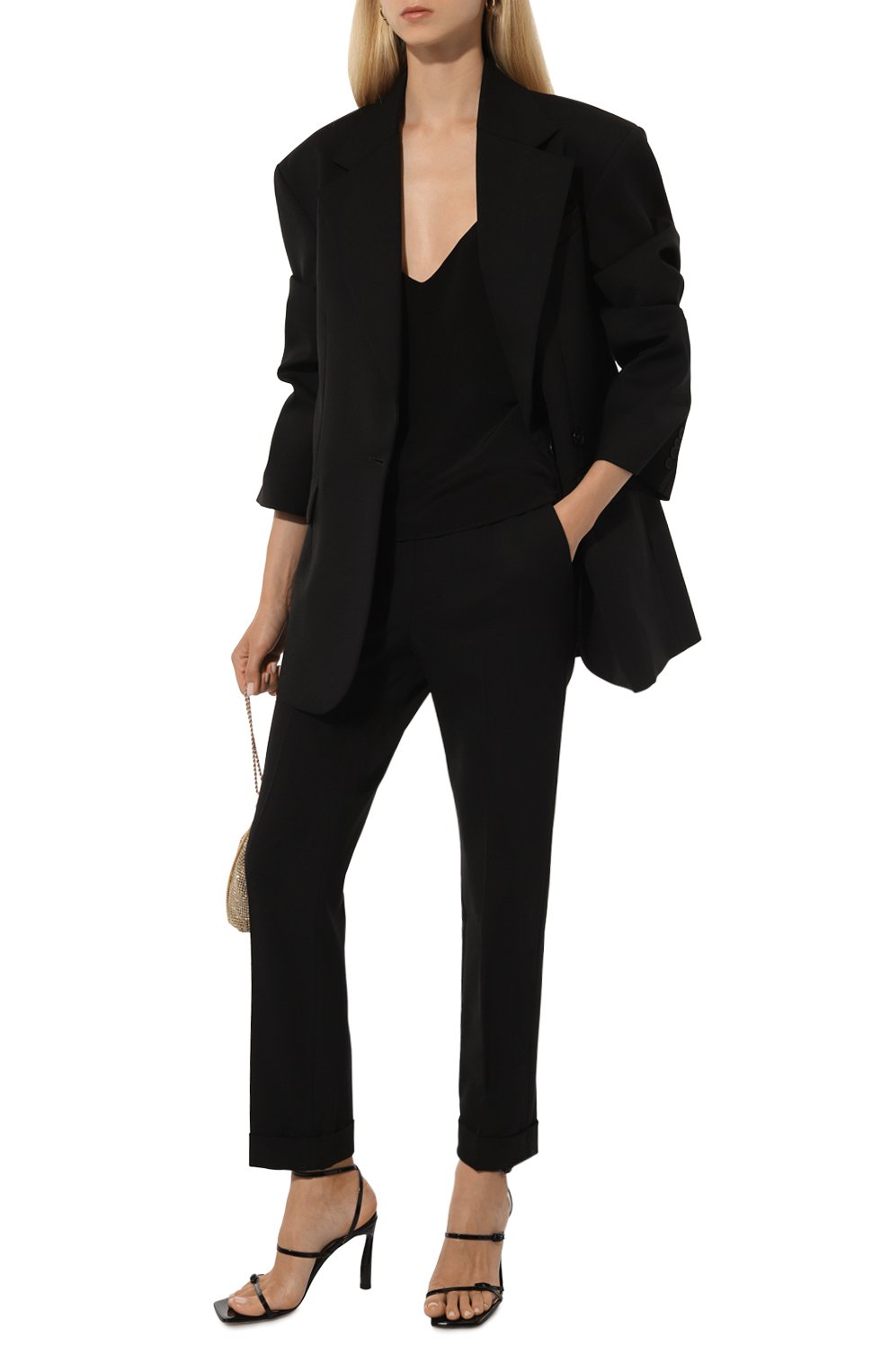 Шерстяной жакет P.A.R.O.S.H. черного цвета по цене 99500 руб., арт. D420326, фото 2 Шерстяной жакет P.A.R.O.S.H., арт. D420326, фото 2