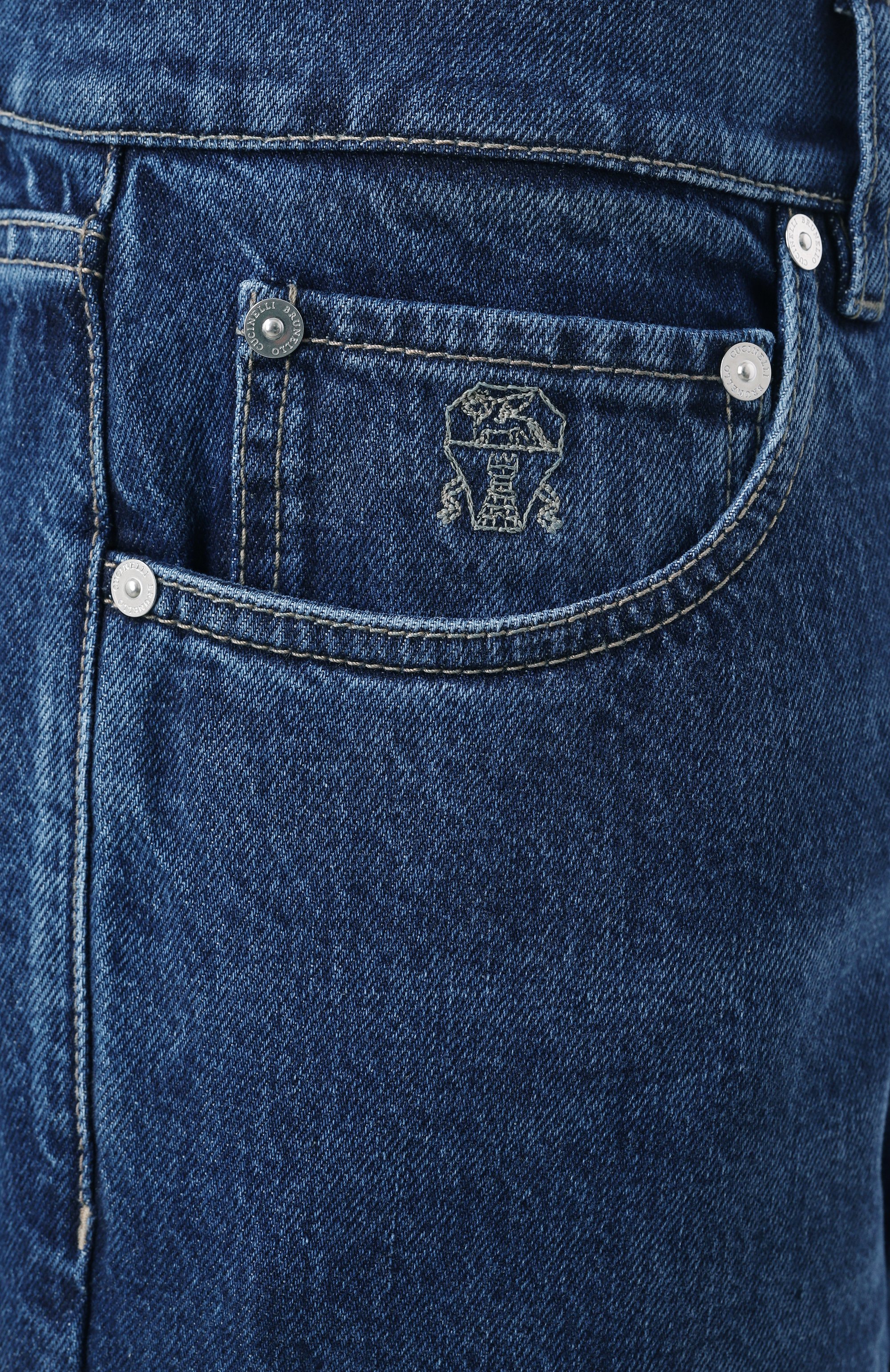 Джинсы iconic fit BRUNELLO CUCINELLI, арт. M241PB2346, фото 6