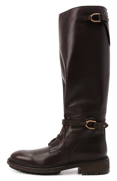 Кожаные сапоги RALPH LAUREN, арт. 815857972, фото 4