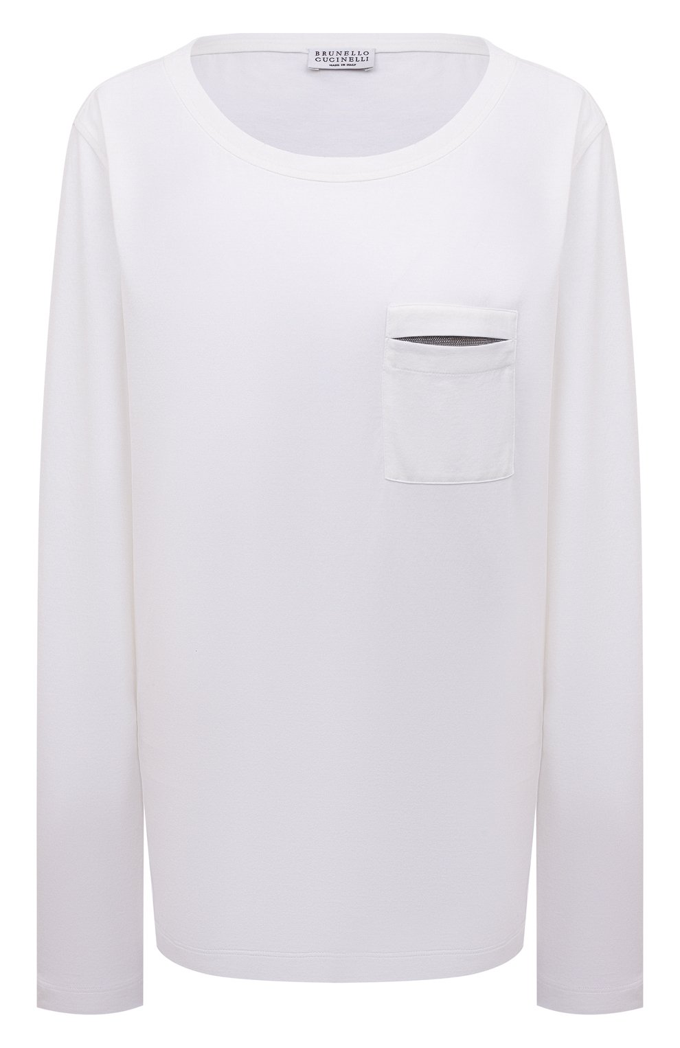 Хлопковый лонгслив BRUNELLO CUCINELLI, арт. M0A45BK700, фото 1