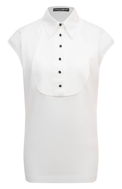 Женское хлопковое поло DOLCE & GABBANA, арт. F8V04Z/GDCH5