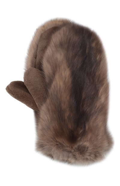 Женские варежки из меха норки и соболя FURLAND, арт. 0086719750001100012