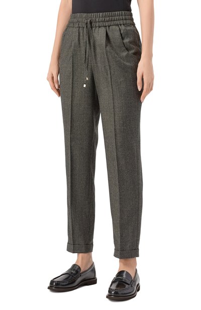 Шерстяные брюки KITON, арт. D37102, фото 3