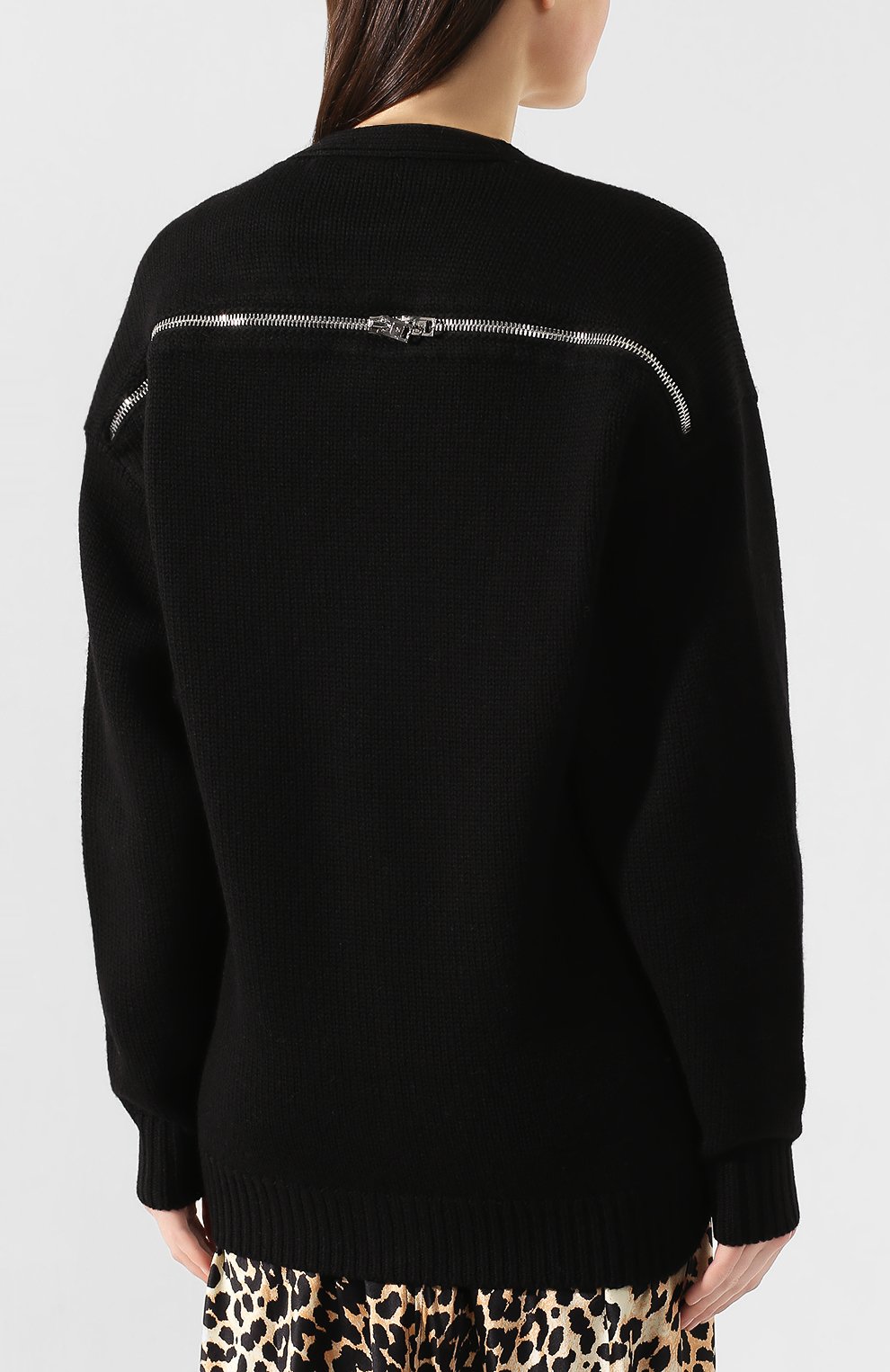Шерстяной кардиган ALEXANDER WANG черного цвета по цене 74450 руб., арт. 1KC1203108, фото 4 Шерстяной кардиган ALEXANDER WANG, арт. 1KC1203108, фото 4