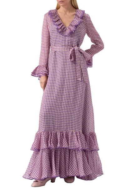 Шелковое платье VALENTINO, арт. 6B3VDKR695L, фото 3