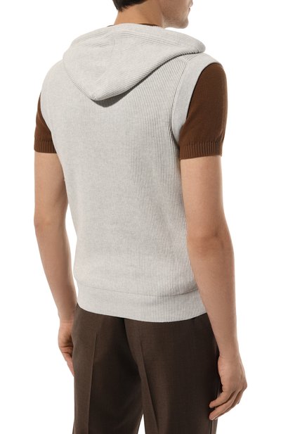 Хлопковый жилет BRUNELLO CUCINELLI, арт. M2920B2308, фото 4