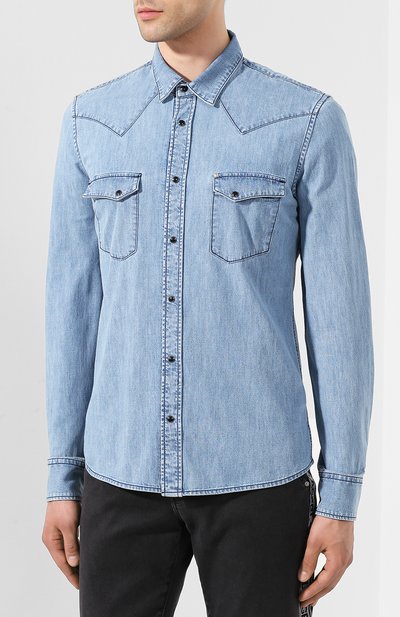 Джинсовая рубашка KARL LAGERFELD DENIM, арт. KLMSH0001 FKL 01351-W3, фото 3