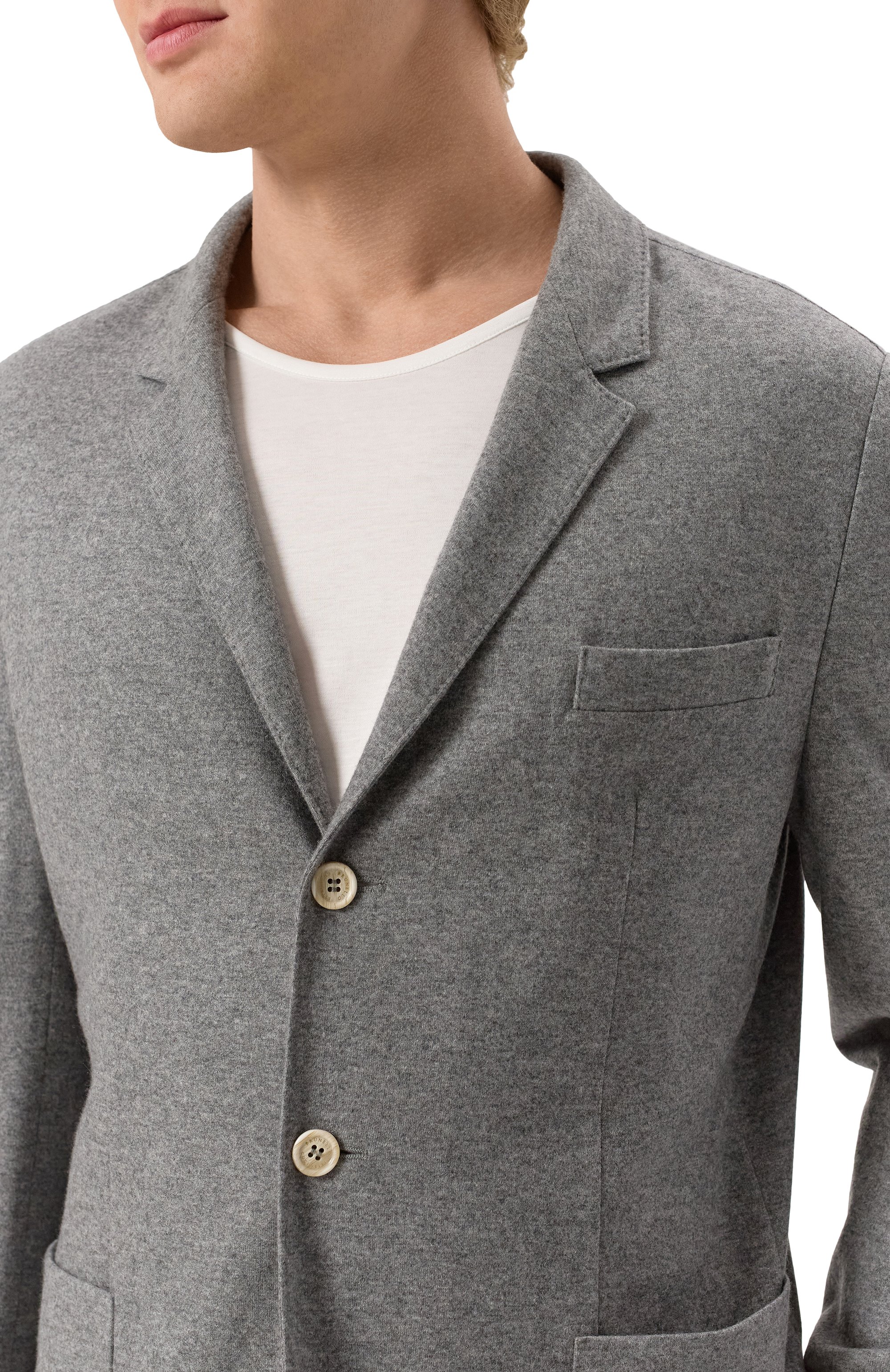 Кашемировый пиджак BRUNELLO CUCINELLI, арт. ML8968J01, фото 7