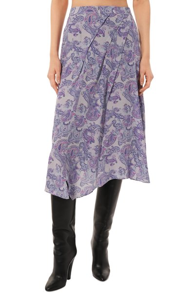 Шелковая юбка ISABEL MARANT, арт. 22AJU0832/22A024I30IB, фото 3