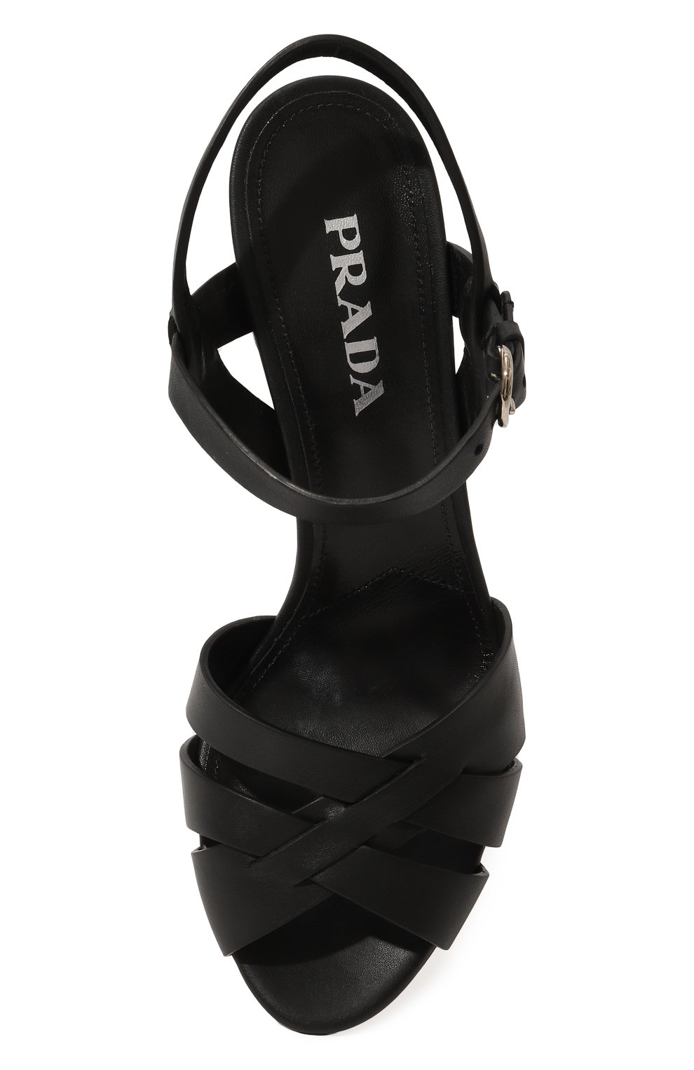 Кожаные босоножки PRADA, арт. 1X403L-3A6F-F0002-085, фото 6