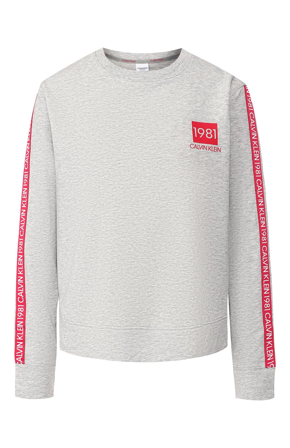 Хлопковый свитшот CALVIN KLEIN, арт. QS6320E, фото 1
